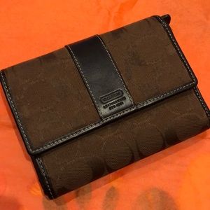 Authentic Coach Monogram Wallet
